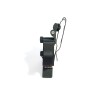 Profile detail of the Magia 3D Versacoin coin charger. Articulating belt clip.