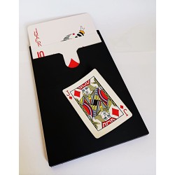 Jumbo-sized wallet with two exits for proper card transport - 3D Magic